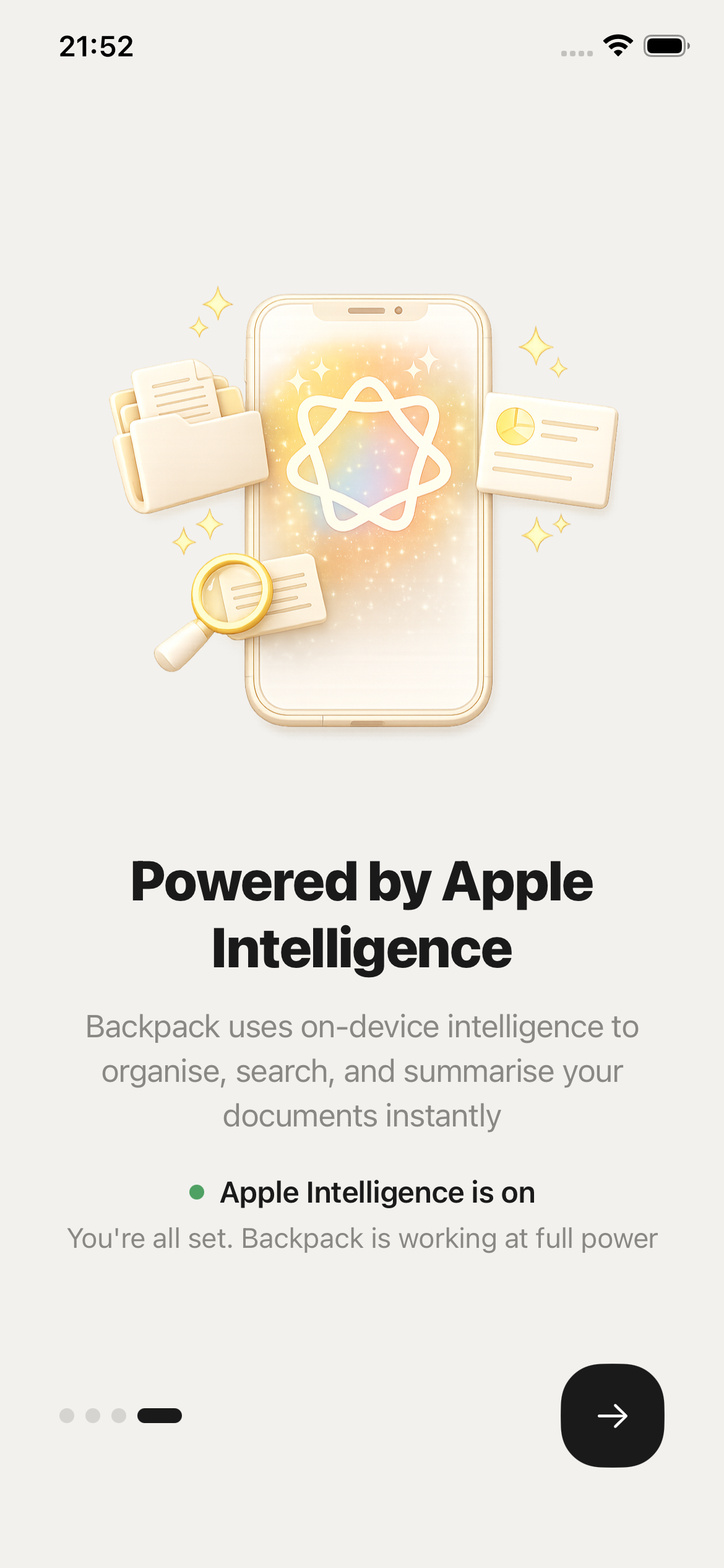 Powered by Apple Intelligence